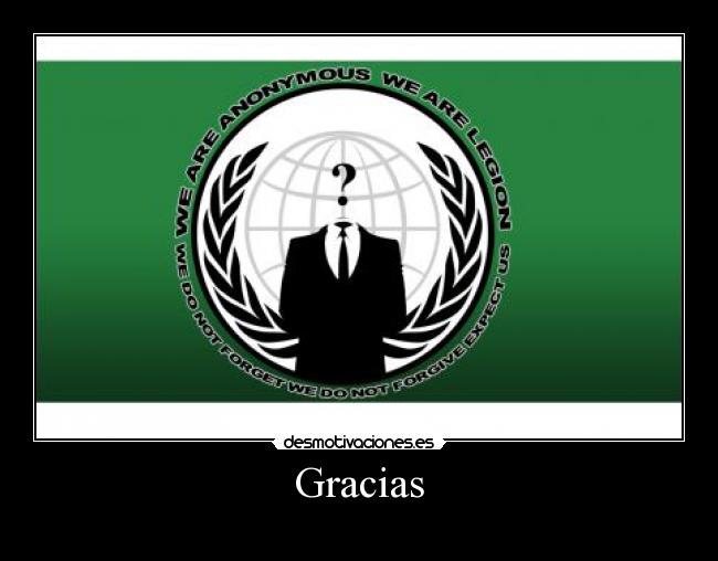 carteles anonymous sinde wikileaks desmotivaciones