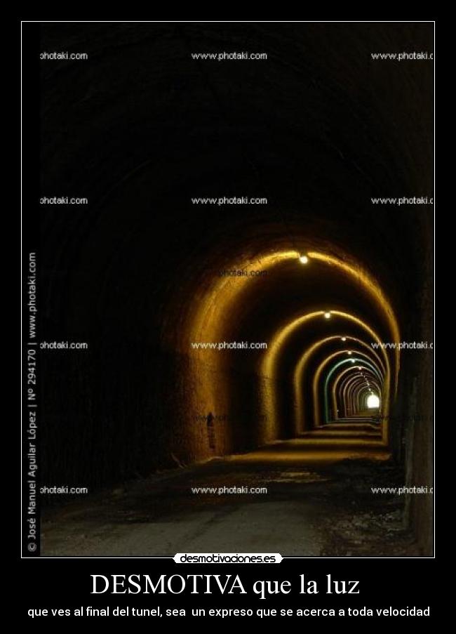 DESMOTIVA que la luz -