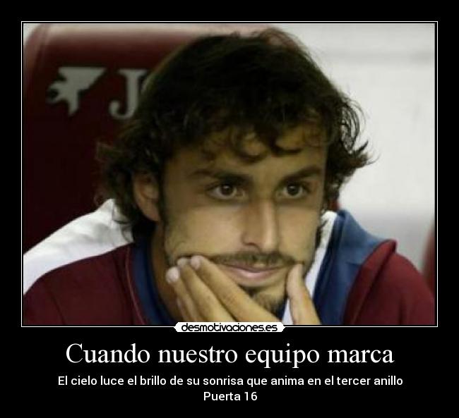 Cuando nuestro equipo marca -