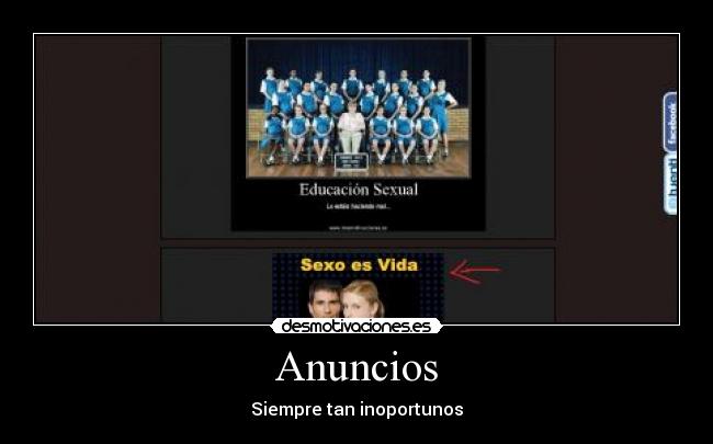 Anuncios - Siempre tan inoportunos