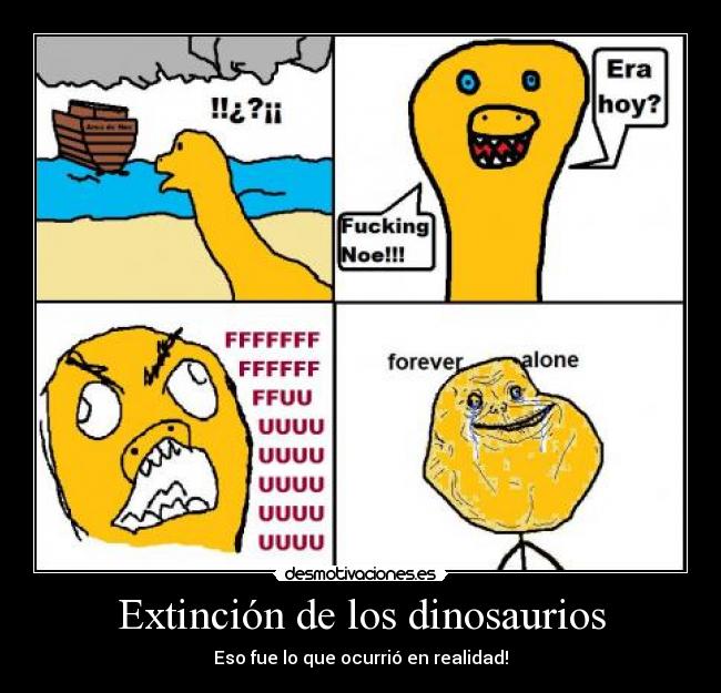 Extinción de los dinosaurios - Eso fue lo que ocurrió en realidad!