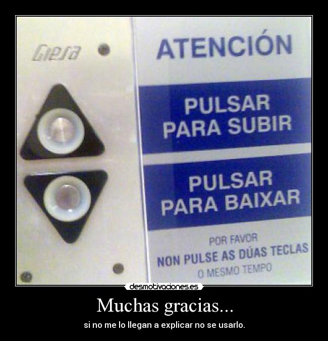 Muchas gracias... - 