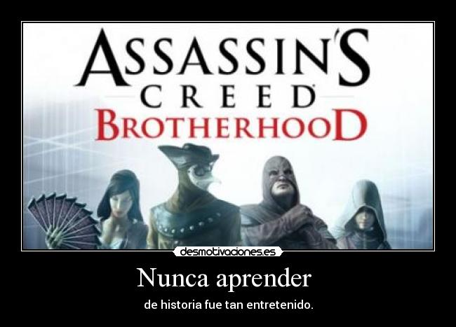 Nunca aprender -