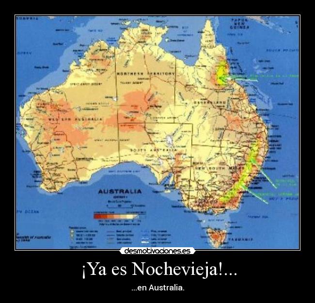 ¡Ya es Nochevieja!... - ...en Australia.