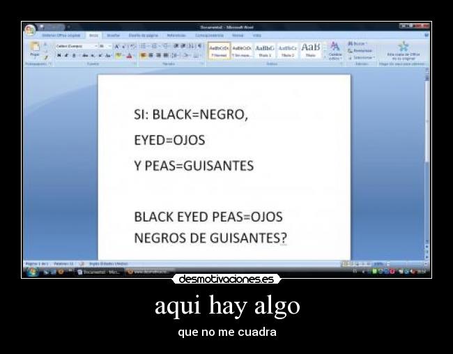 aqui hay algo -