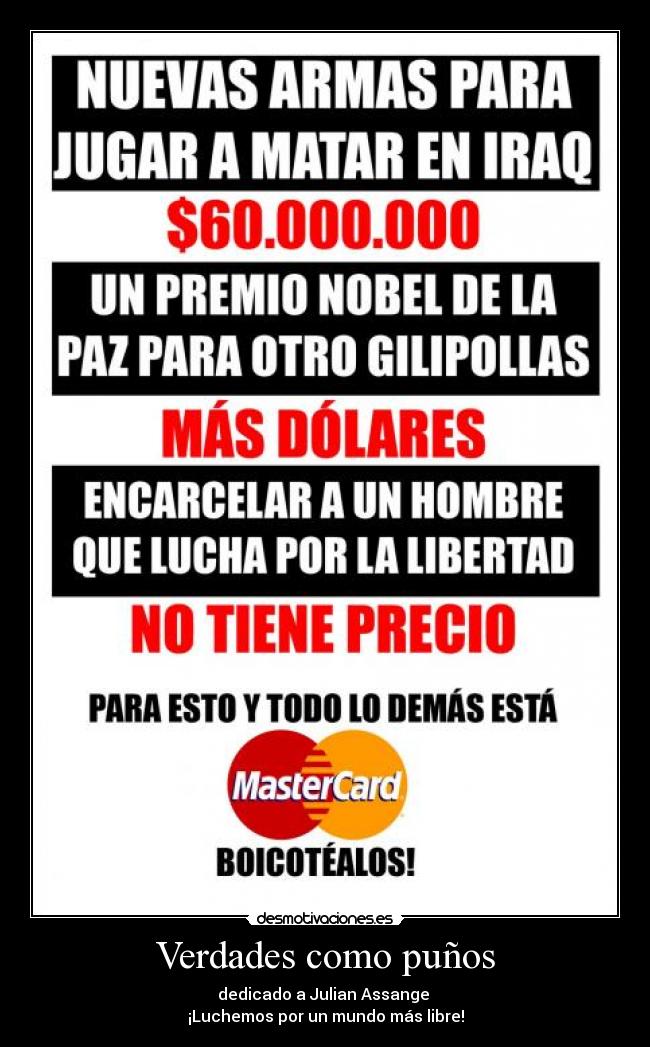 carteles desmotivaassangewikileaksgobierno desmotivaciones