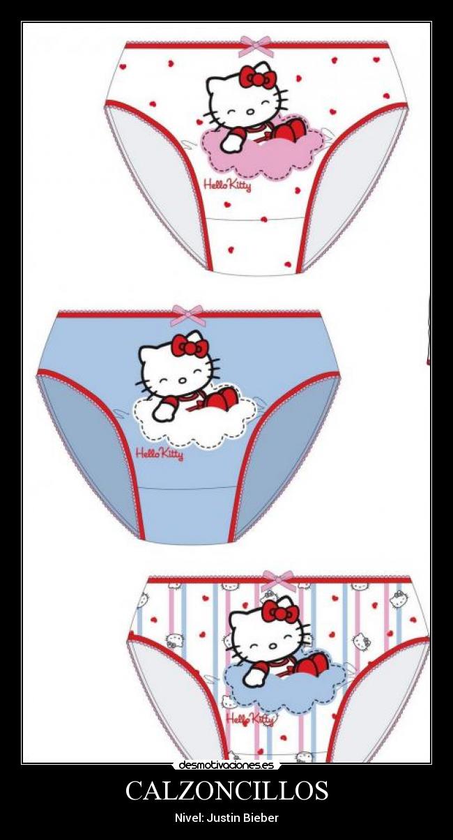 CALZONCILLOS - Nivel: Justin Bieber