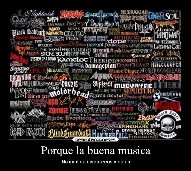 Porque la buena musica -