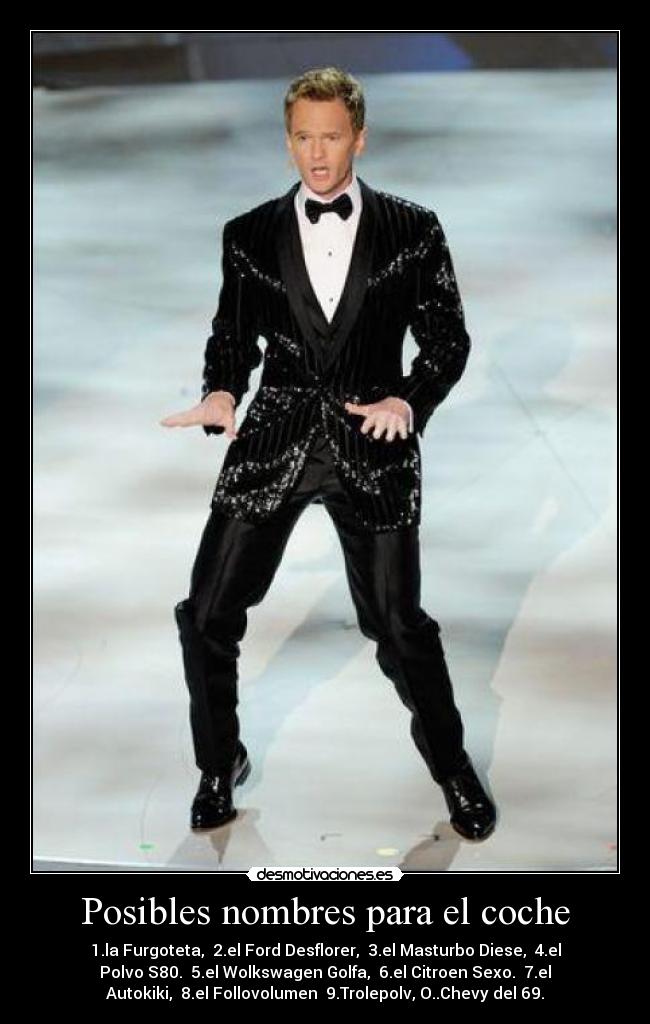 Posibles nombres para el coche - 