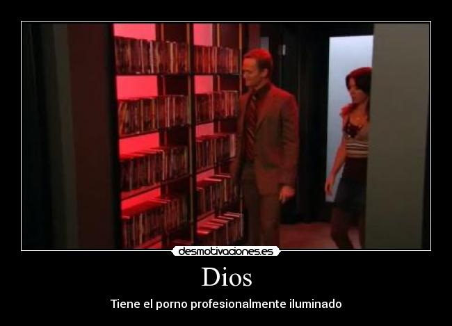 Dios - Tiene el porno profesionalmente iluminado