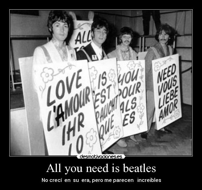 All you need is beatles -