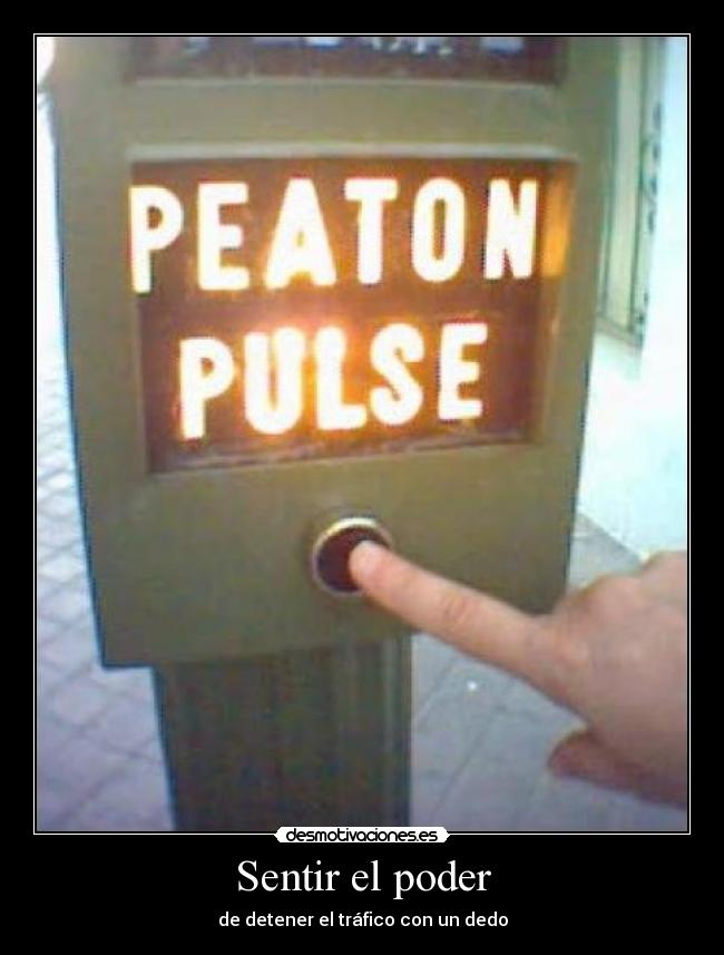Sentir el poder -
