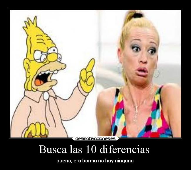 Busca las 10 diferencias  - 