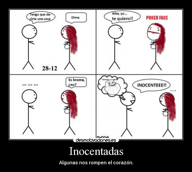 carteles inocentadas vinetas desmotivaciones