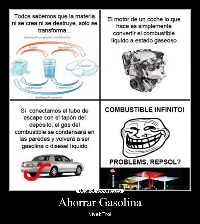 Ahorrar Gasolina - Nivel: Troll