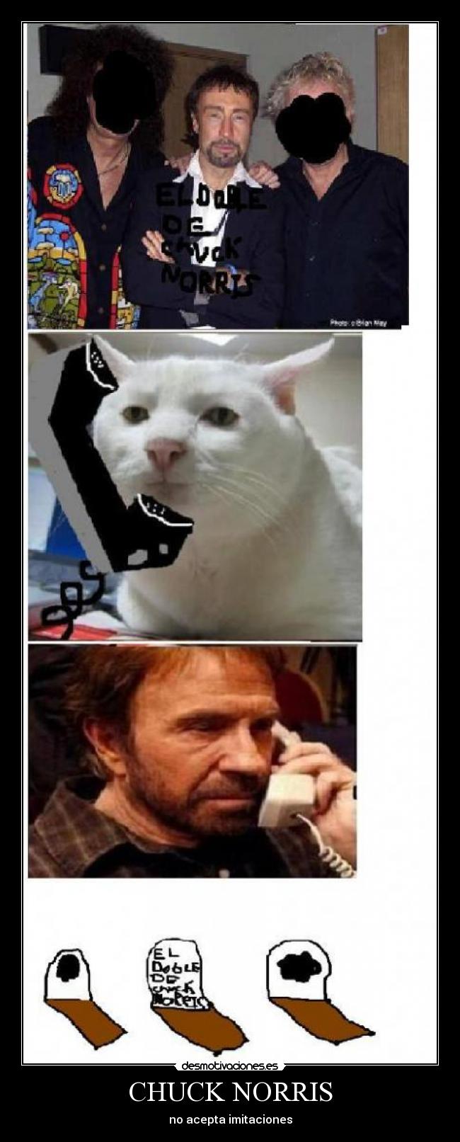 CHUCK NORRIS - no acepta imitaciones