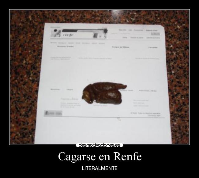 carteles renfe cagar desmotivaciones