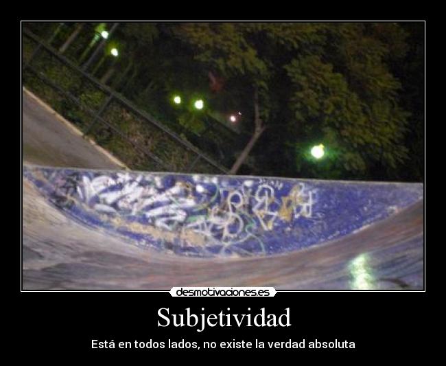 Subjetividad -