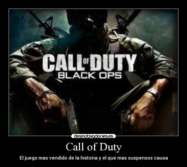 Call of Duty - El juego mas vendido de la historia y el que mas suspensos causa