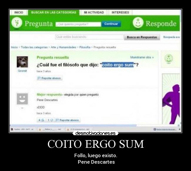 COITO ERGO SUM -