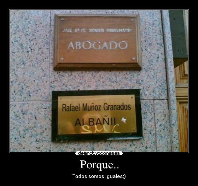 Porque.. -