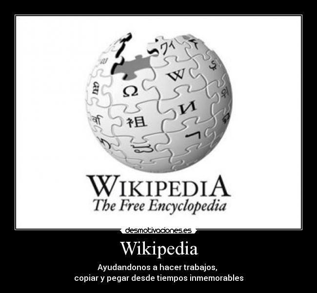 carteles wikipedia desmotivaciones