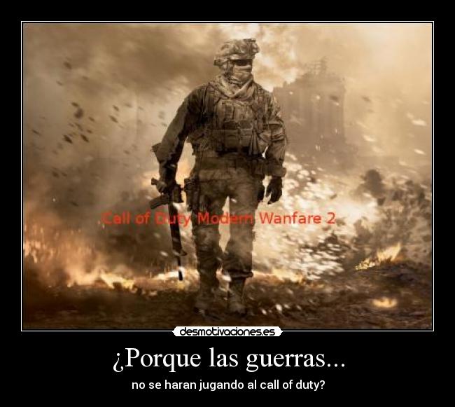 carteles call duty desmotivaciones