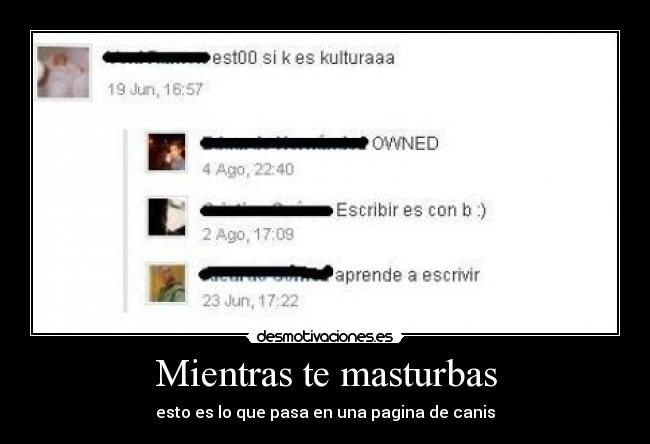 Mientras te masturbas -