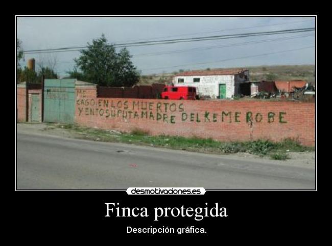 Finca protegida - Descripción gráfica.