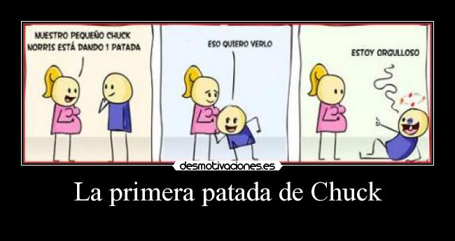 La primera patada de Chuck -