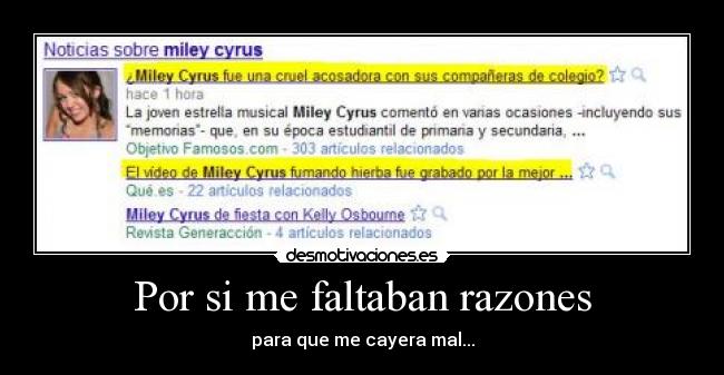 Por si me faltaban razones -