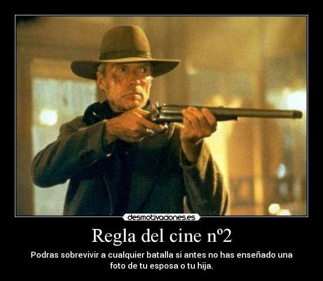 carteles cine regla del cine n2 desmotivaciones
