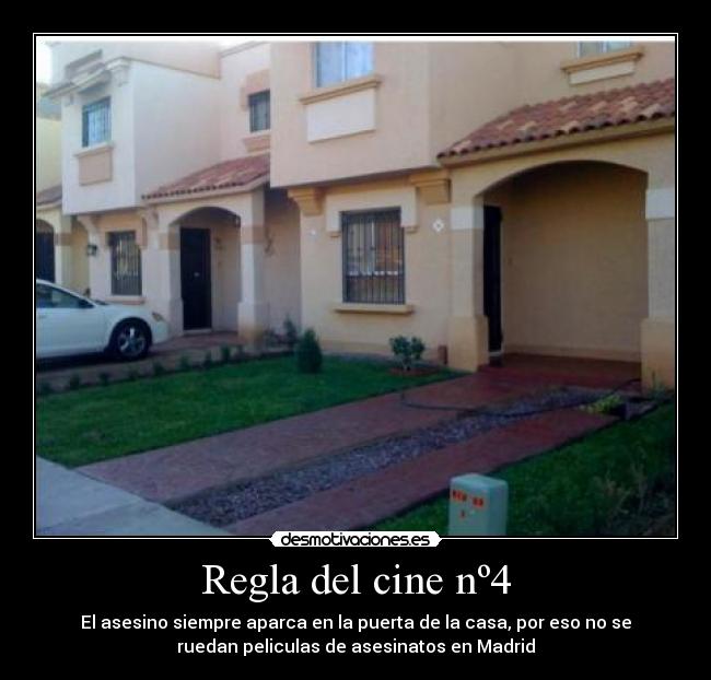 carteles cine regla del cine n4 desmotivaciones