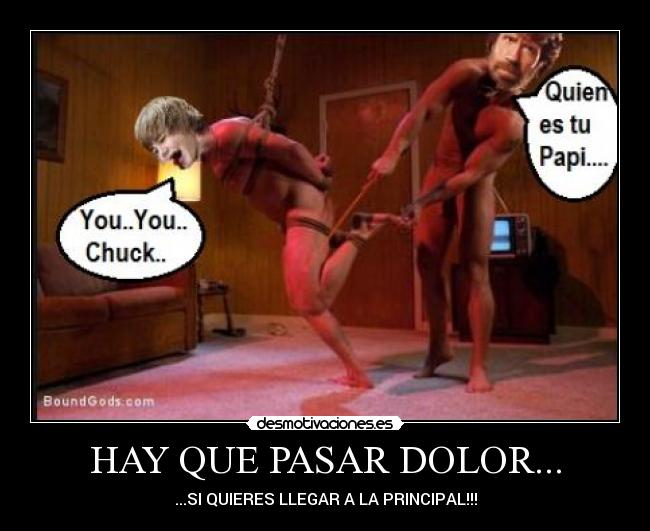HAY QUE PASAR DOLOR... -