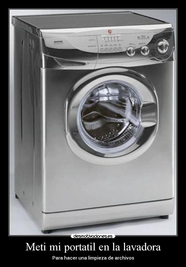 Meti mi portatil en la lavadora - 