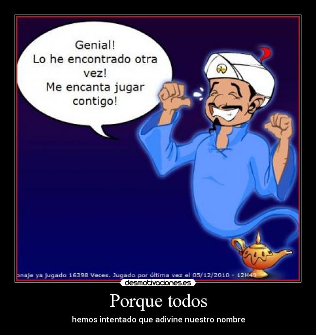 carteles akinator desmotivaciones