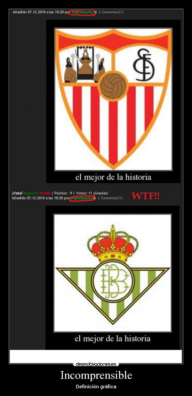 Incomprensible - Definición gráfica