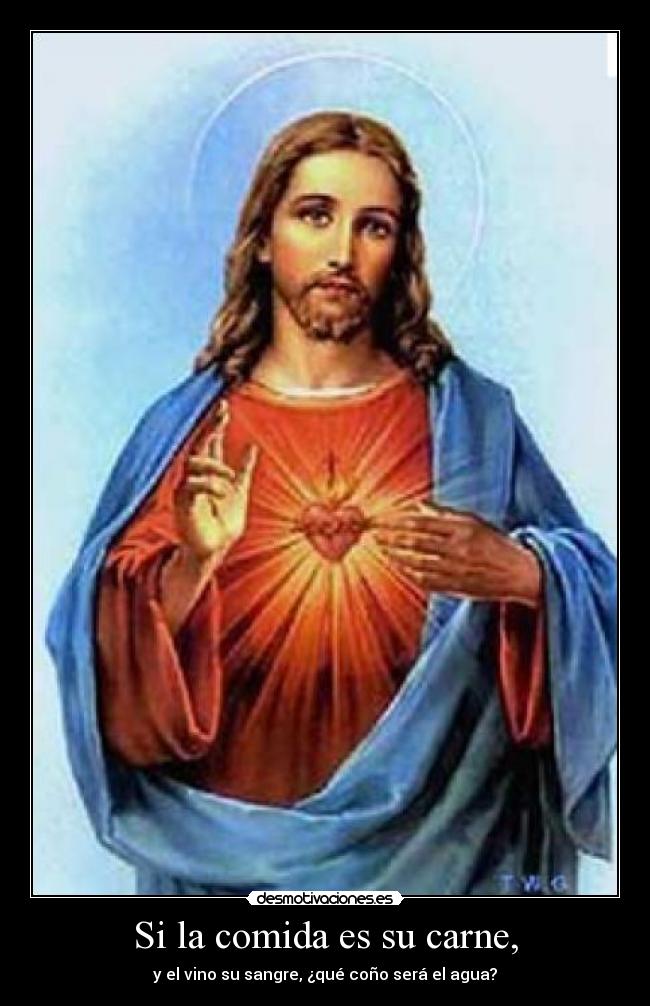 Si la comida es su carne, -