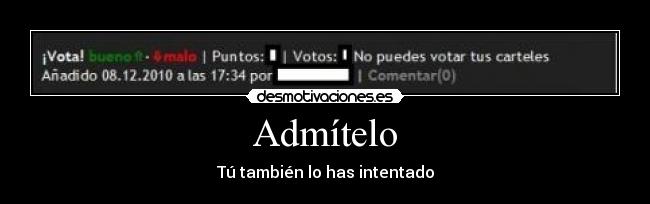 Admítelo -