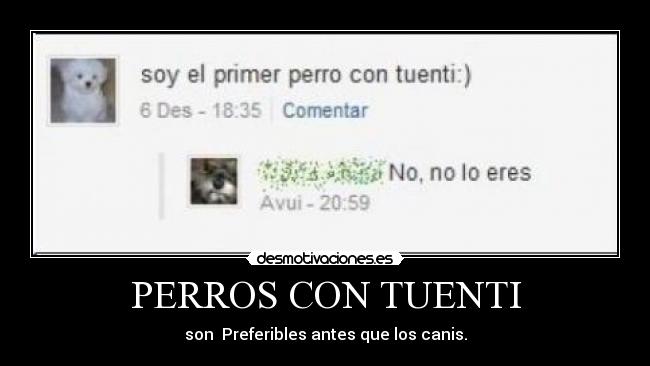 PERROS CON TUENTI -