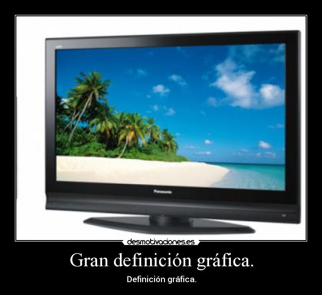 Gran definición gráfica. -