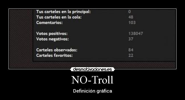 NO-Troll - Definición gráfica