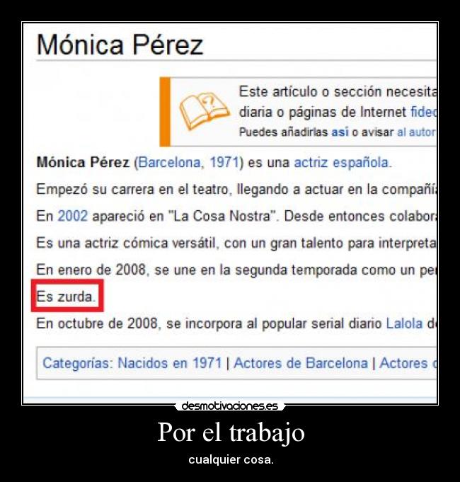 carteles trabajo monica perez desmotivaciones