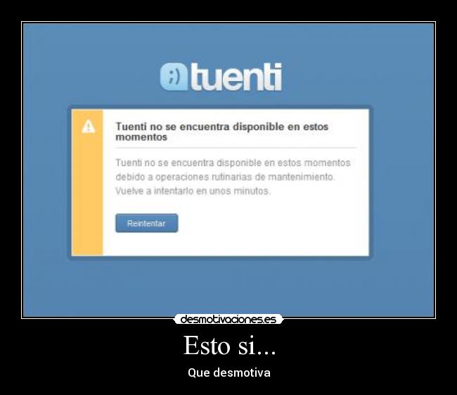 Esto si... - Que desmotiva