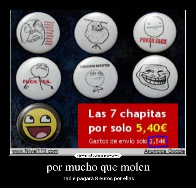 carteles vodafone chapas awesome fuck yea challenge accepted trollface forever alone poker face fffuu desmotivaciones