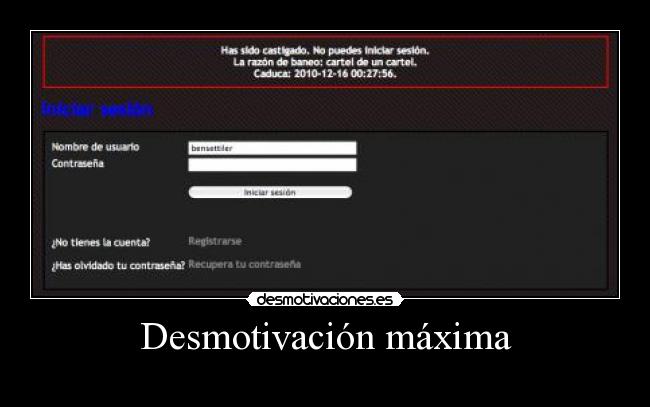 Desmotivación máxima -