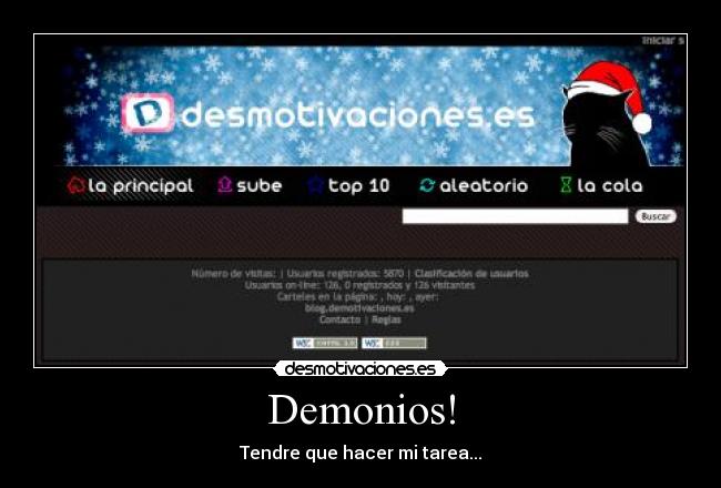 Demonios! -