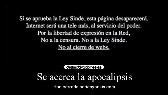 carteles seriesyonkis apocalipsis desmotivaciones