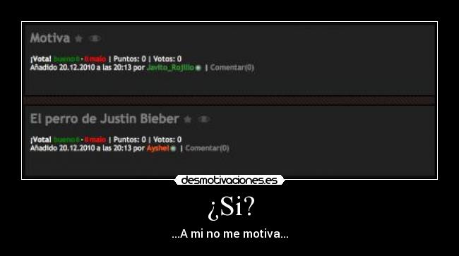 ¿Si? - 