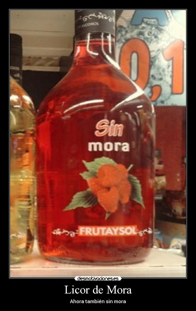 Licor de Mora -